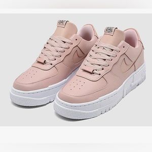 Nike Air Force 07 blush pink sneakers